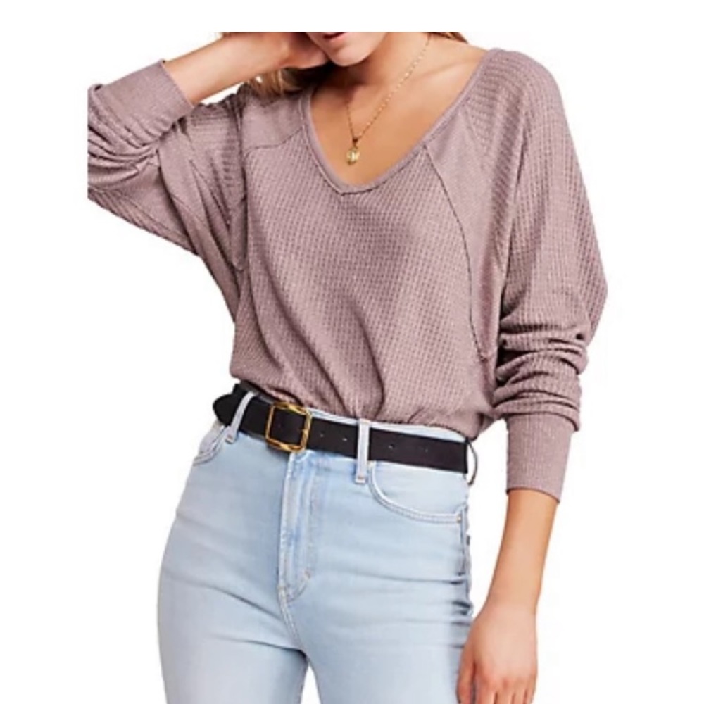 Free People Santa Clara Knit Top Small
